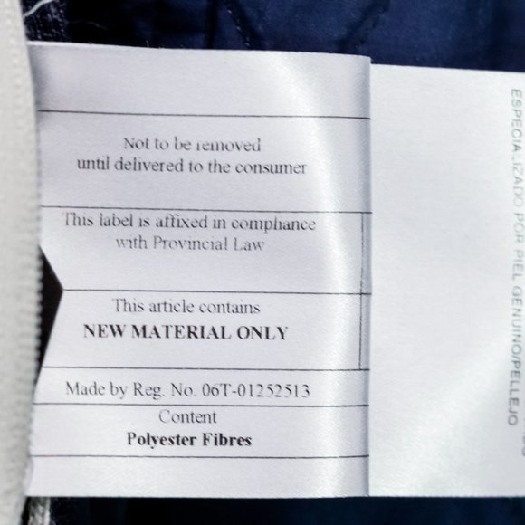 Canali Navy Quilted Zip Jacket - Picture 16 of 16